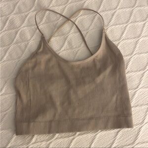 Seamless tank open back